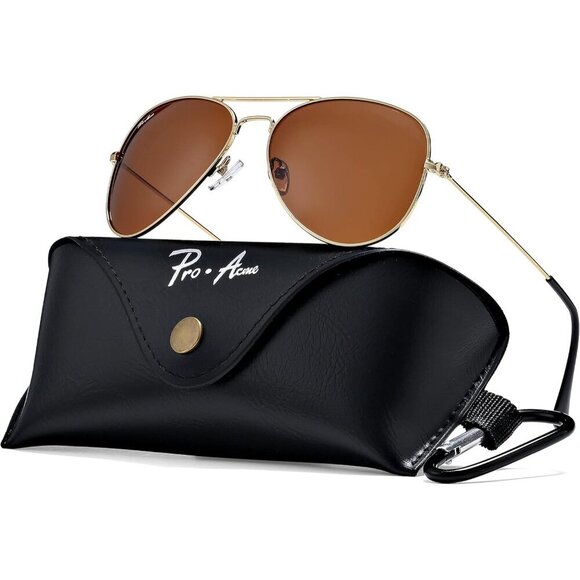 Polarized Aviator Sunglasses Metal Frame Unisex UV400 Protection 58MM main image 5